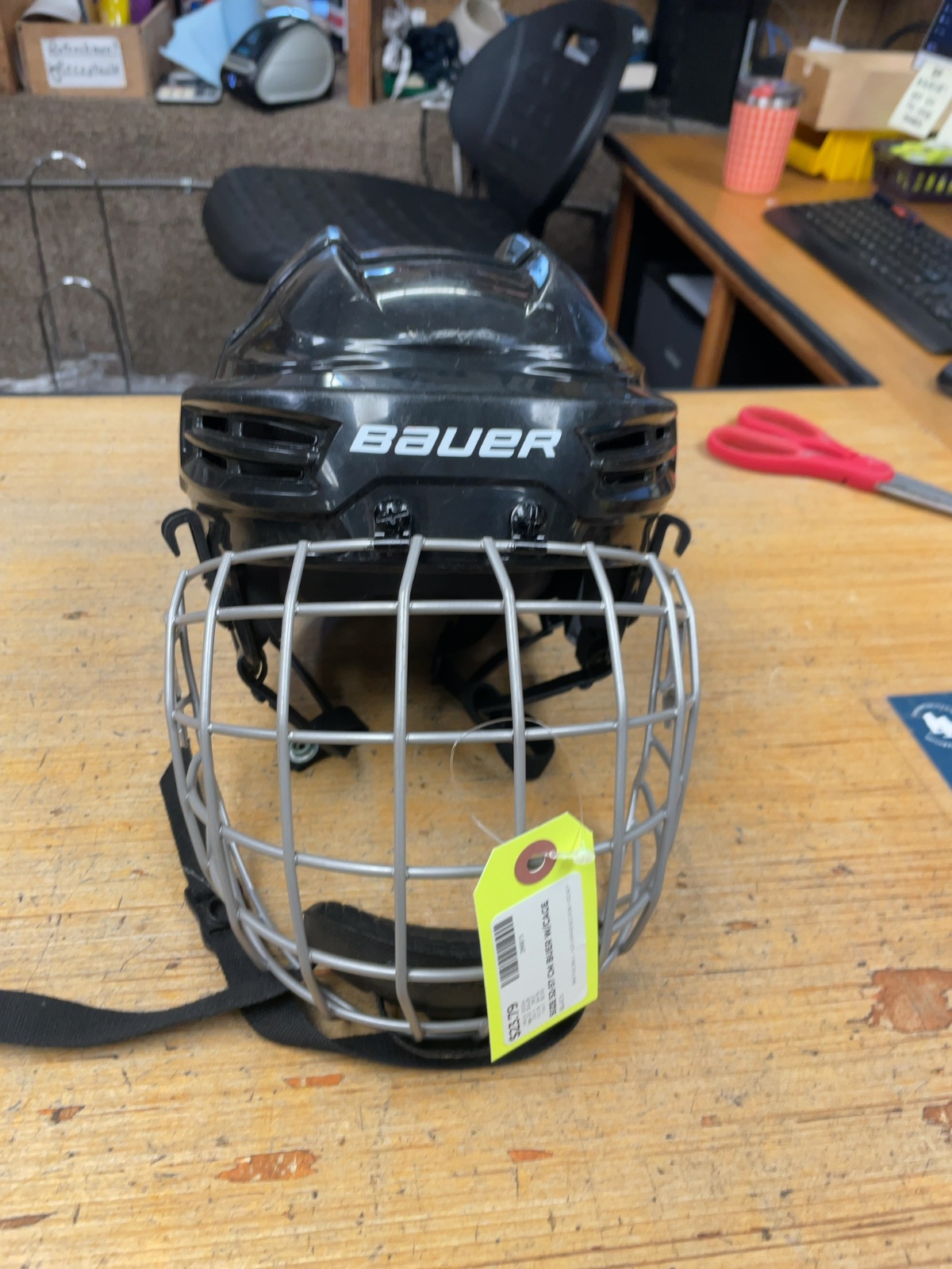 Bauer IMS 5.0 Hockey Helmet with Cage - Black - Size 52-57cm