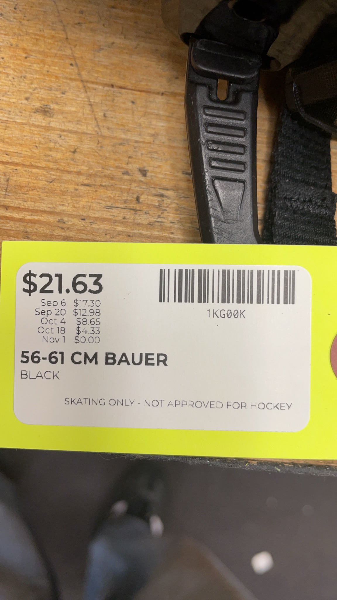 Bauer IMS 5.0 Skating Helmet - Black - 56-61cm