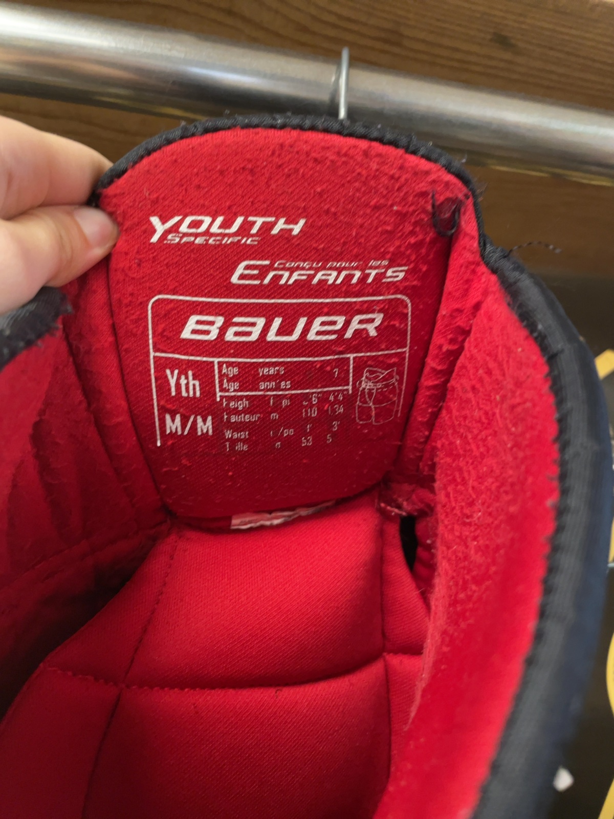 Bauer Junior Medium Hockey Pants - Black