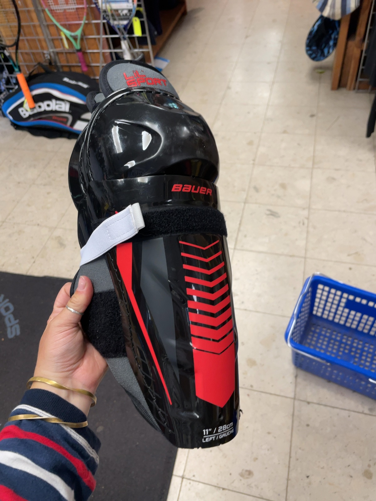 Bauer Lil Sport 11" Hockey Shin Pads