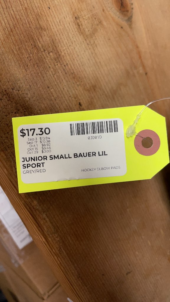 Bauer Lil Sport Junior Small Hockey Elbow Pads