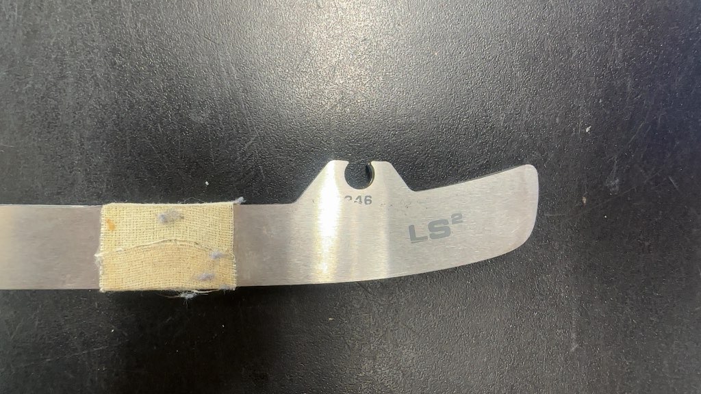 Bauer LS2 Steel Skate Blade Used 246mm