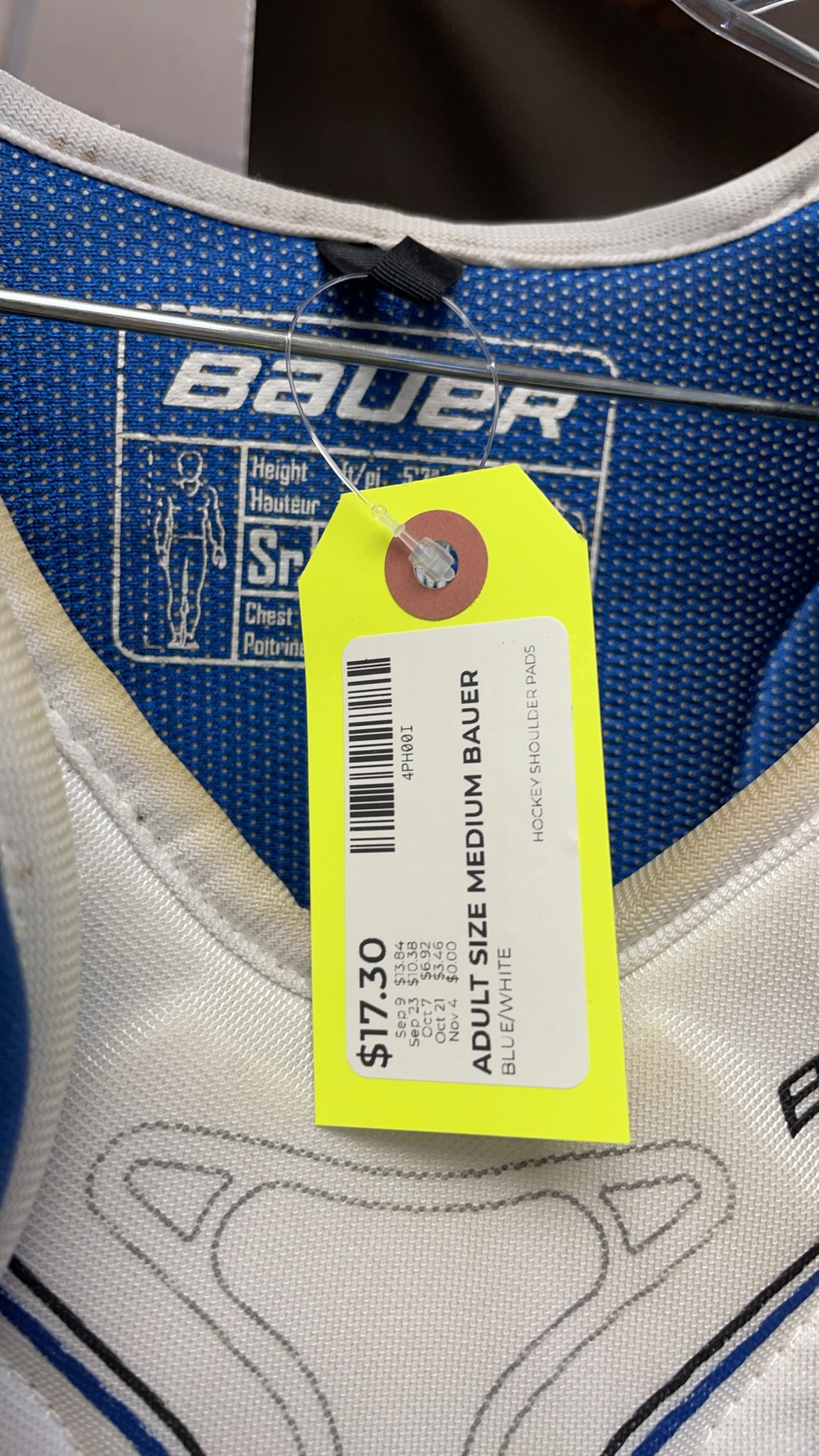 Bauer Nexus Classic Hockey Shoulder Pads - Adult Medium