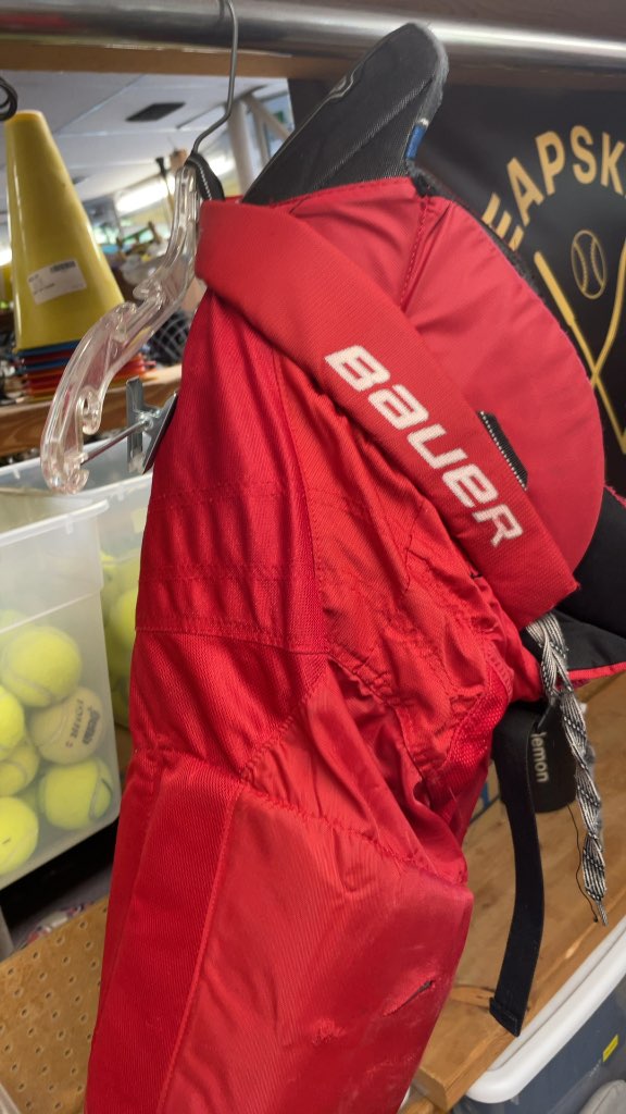 Bauer Nexus Junior Medium Hockey Pants - Red