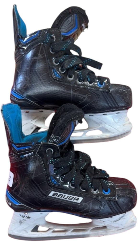 Bauer Nexus N9000 Ice Hockey Skates Used Size 3 - image 1