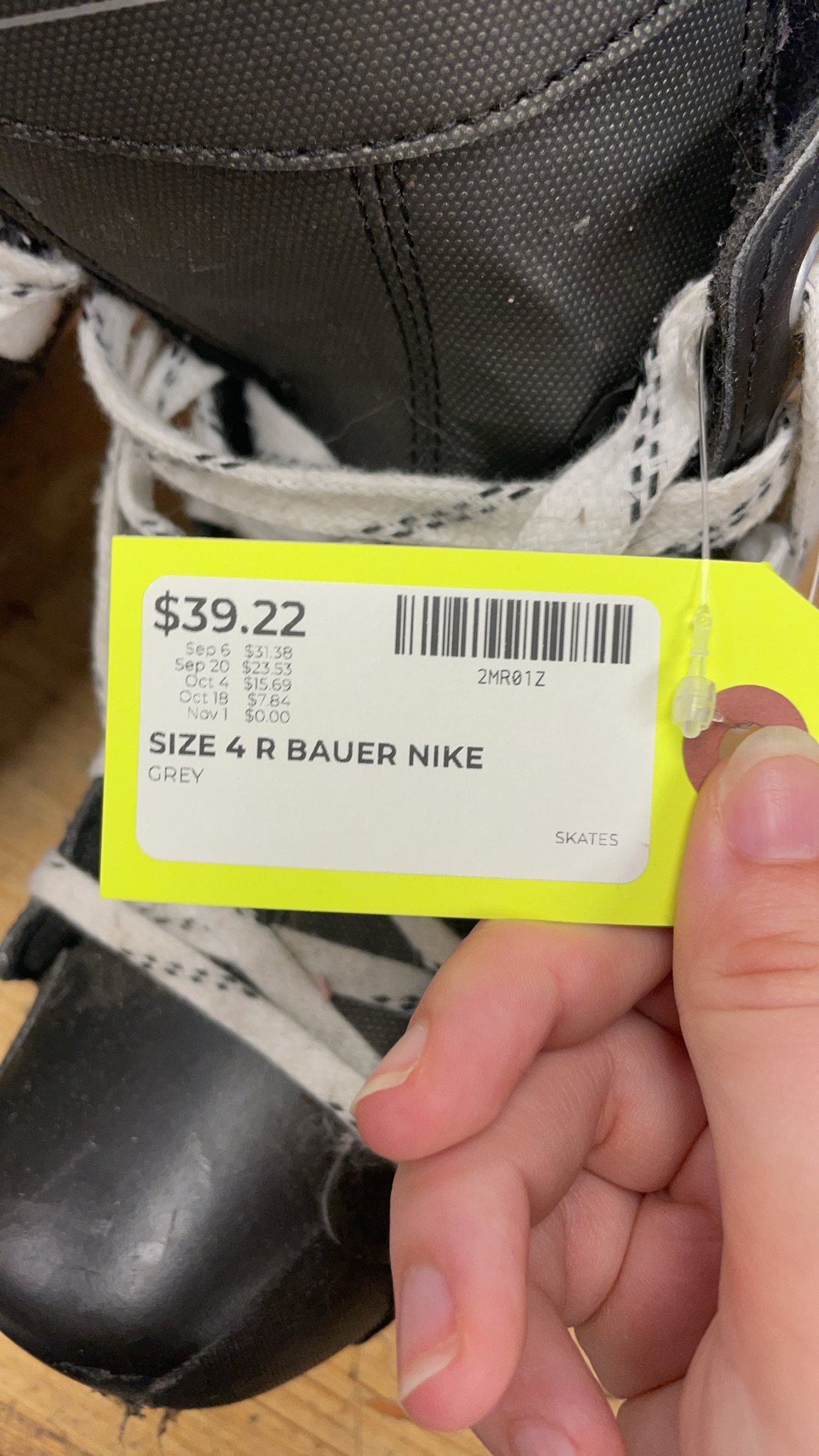 Bauer Nike Supreme One.12 Hockey Skates - Size 4R