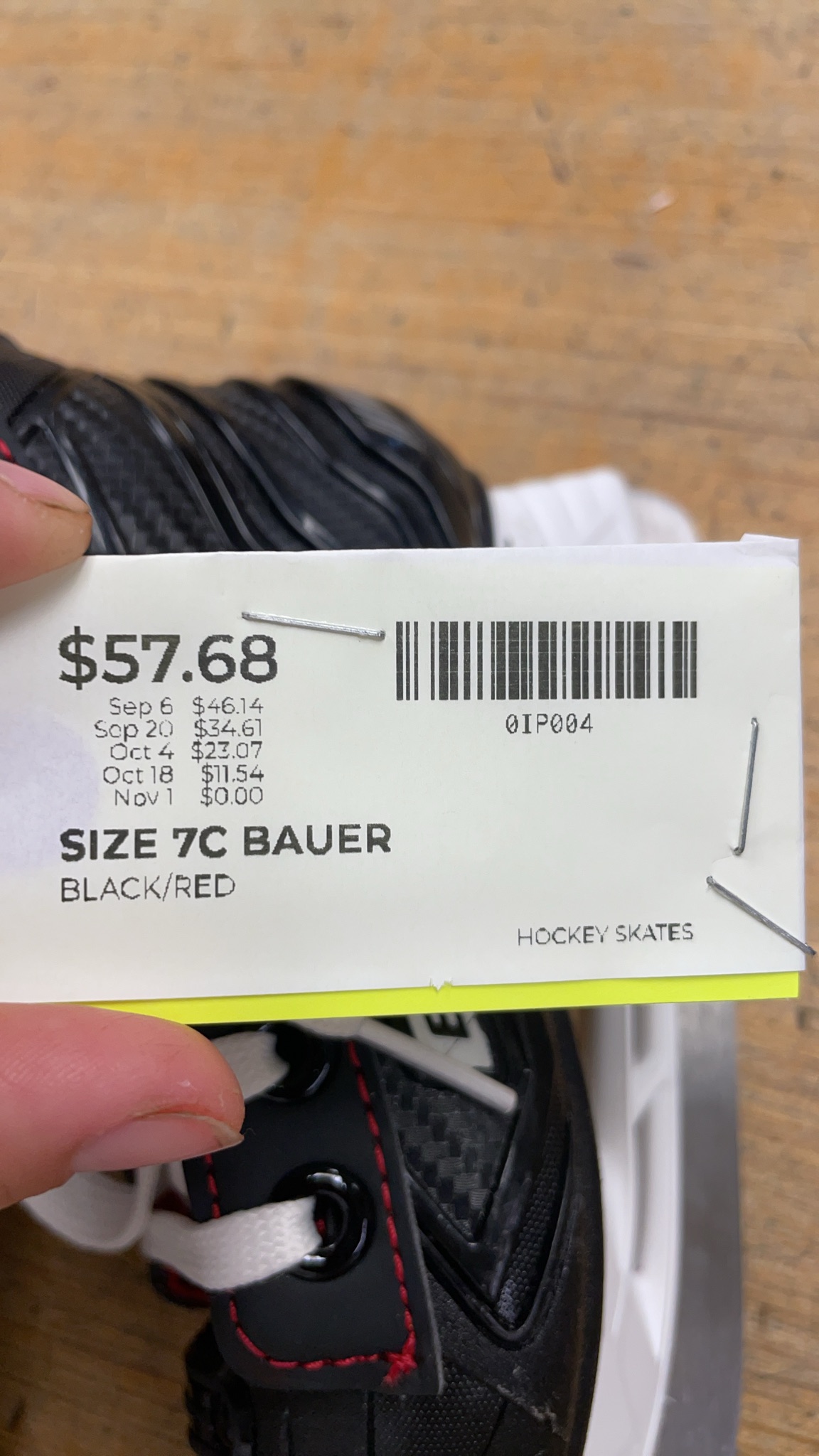 Bauer NS Hockey Skates - Size 7C