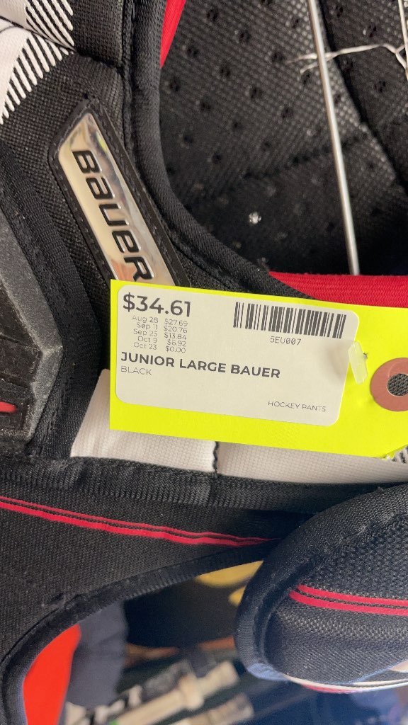 Bauer NSX Junior Large Hockey Shoulder Pads