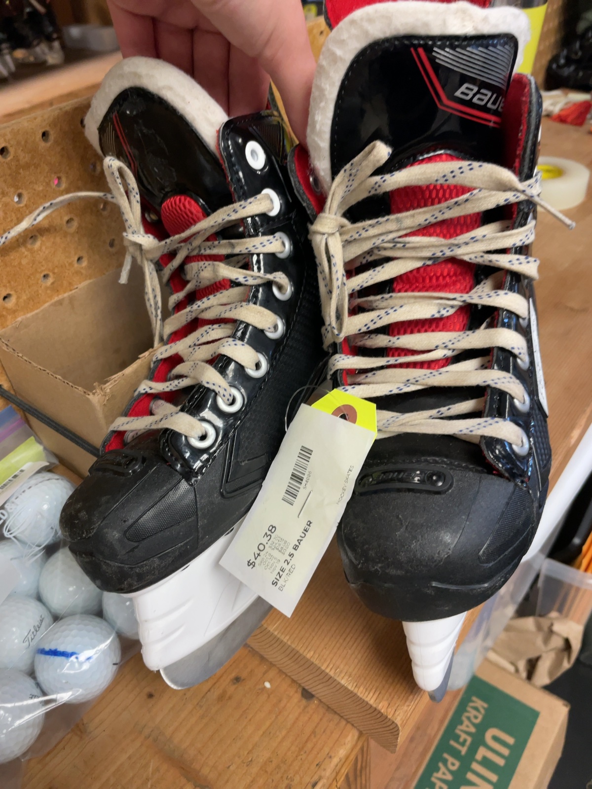 Bauer NSX Size 2.5 Hockey Skates