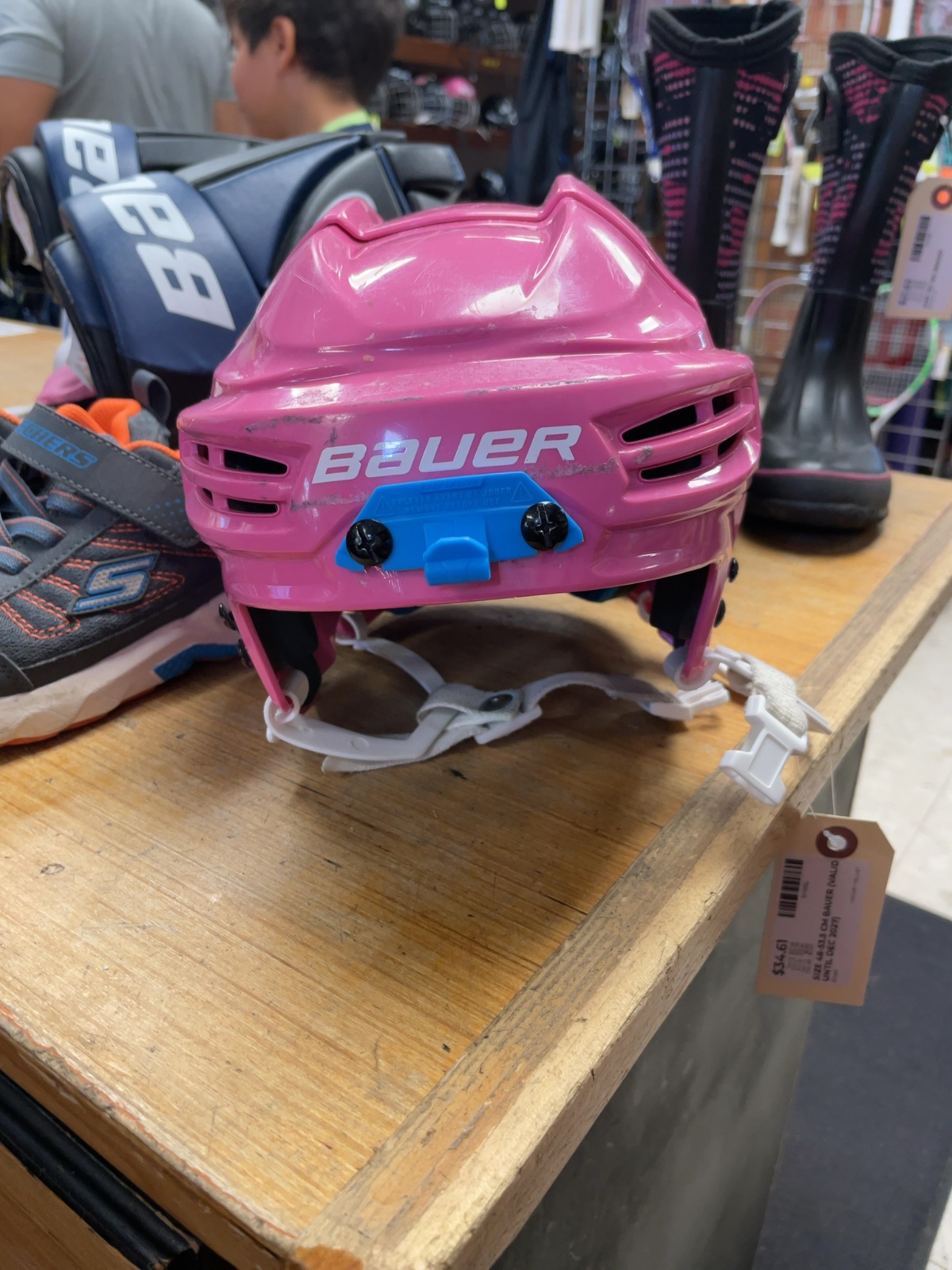 Bauer Prodigy 48-53.5 cm Pink Hockey Helmet
