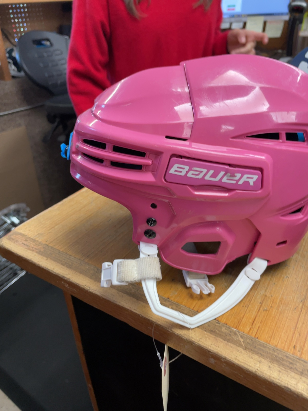 Bauer Prodigy 48-53.5 cm Pink Hockey Helmet