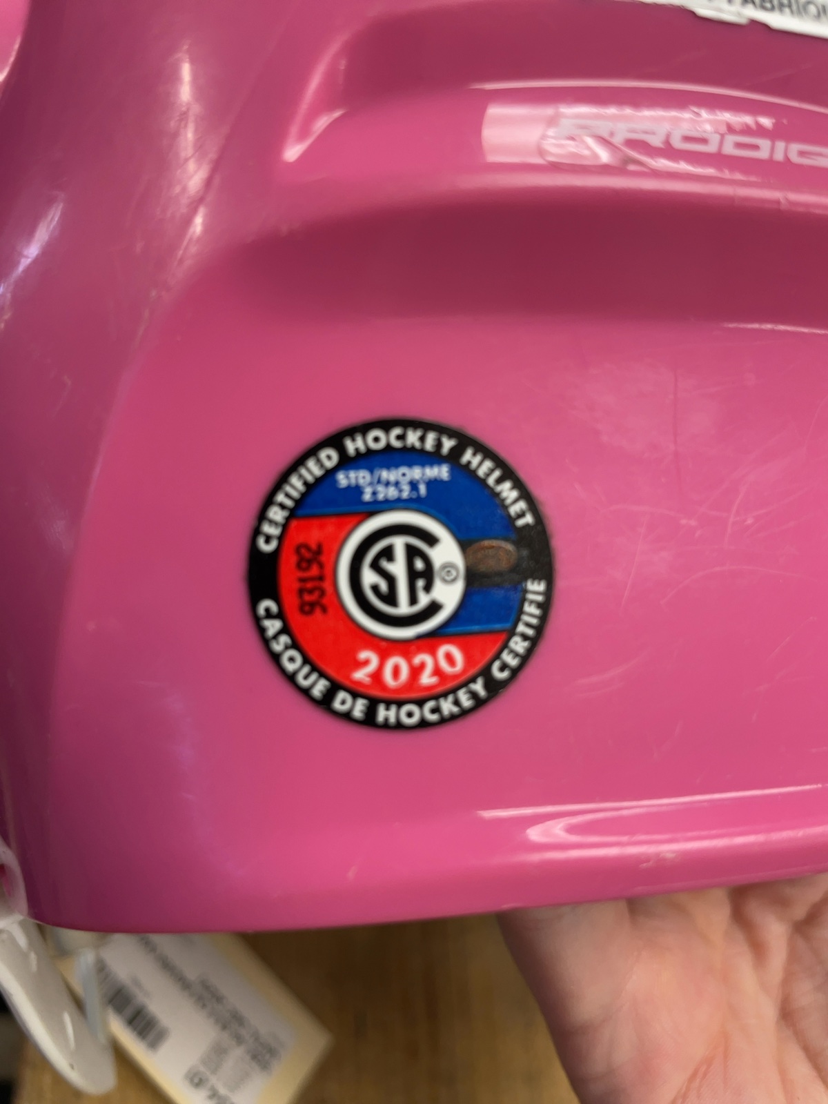 Bauer Prodigy 48-53.5 cm Pink Hockey Helmet