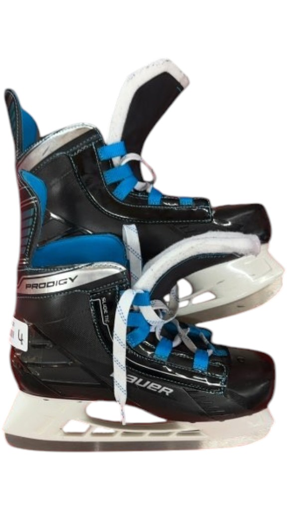 Bauer Prodigy Ice Hockey Skates Used Size 4 - image 1
