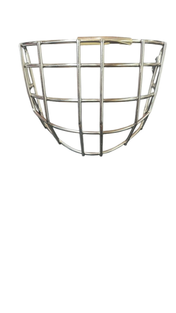 Bauer Profile X Senior Goalie Mask Cage - Chrome - Good Condition