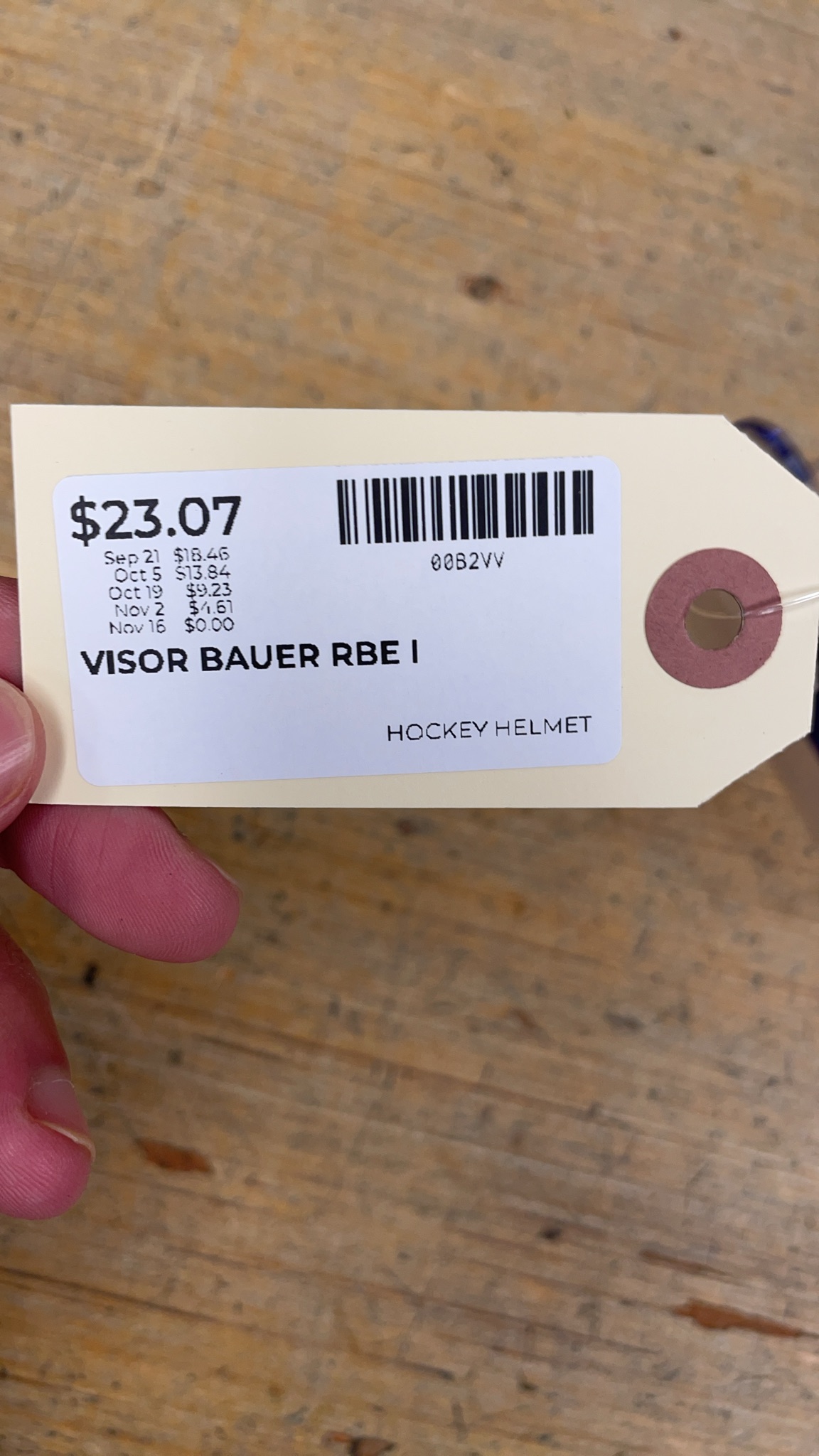 Bauer RBE I Clear Hockey Visor