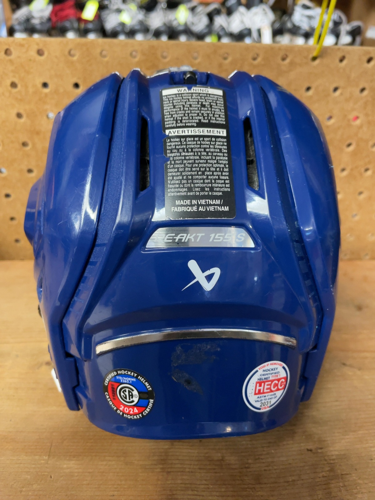 Bauer RE-AKT 155 S 52-57cm Blue Hockey Helmet
