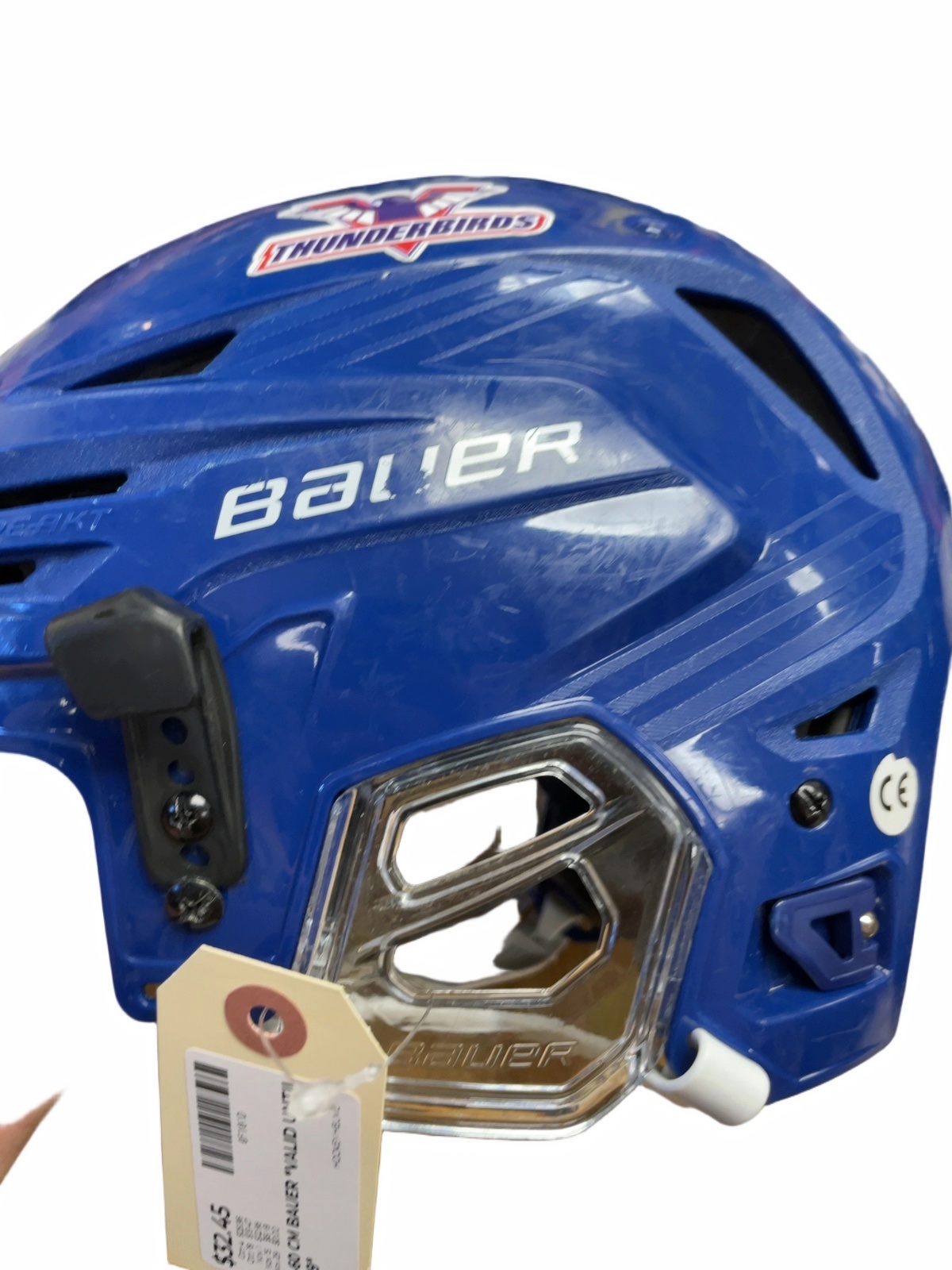 Bauer Re-Akt 56-60cm Blue Hockey Helmet - image 1