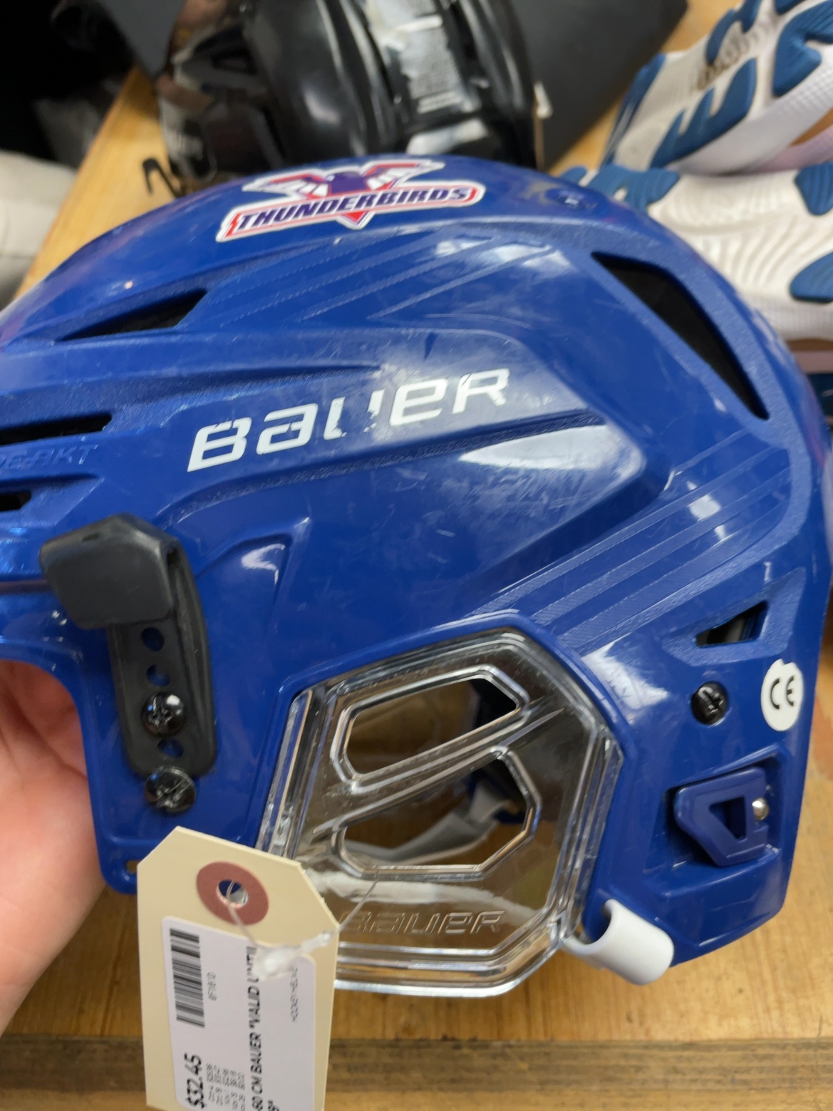 Bauer Re-Akt 56-60cm Blue Hockey Helmet