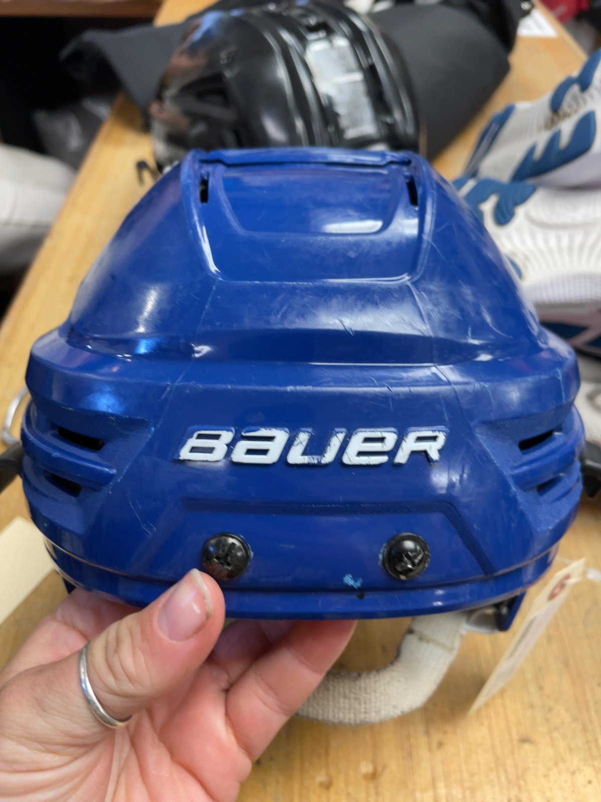 Bauer Re-Akt 56-60cm Blue Hockey Helmet
