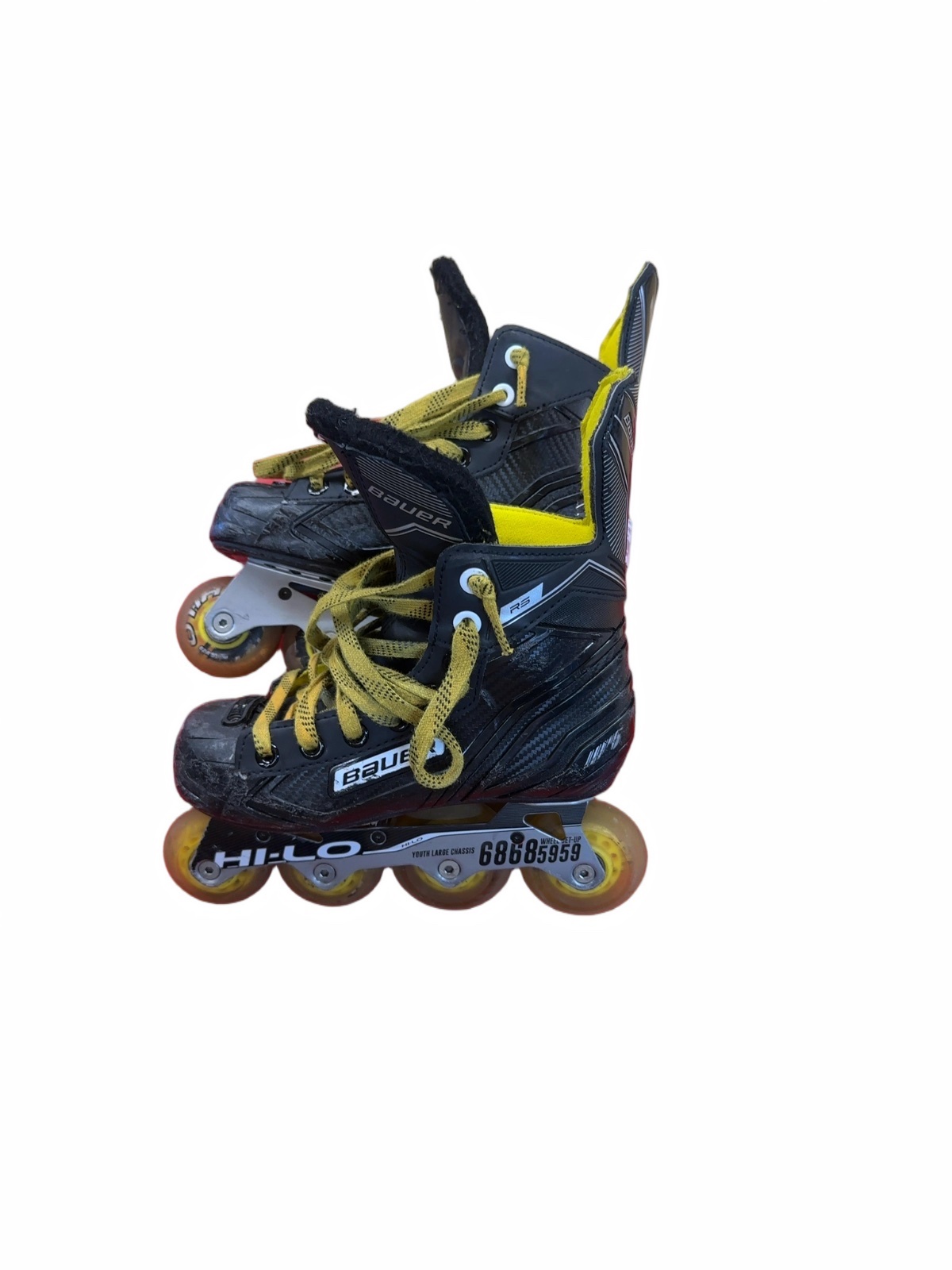 Bauer RS Youth Inline Hockey Skates - Size 2