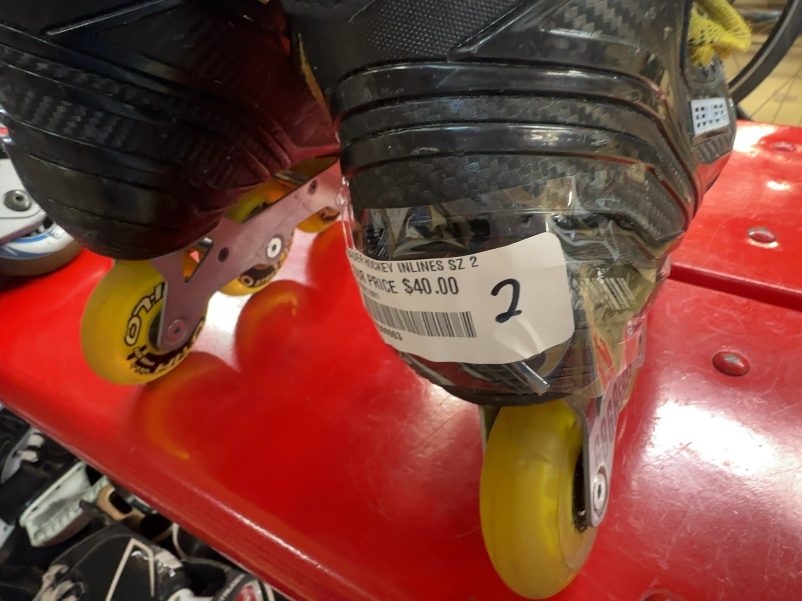 Bauer RS Youth Inline Hockey Skates - Size 2