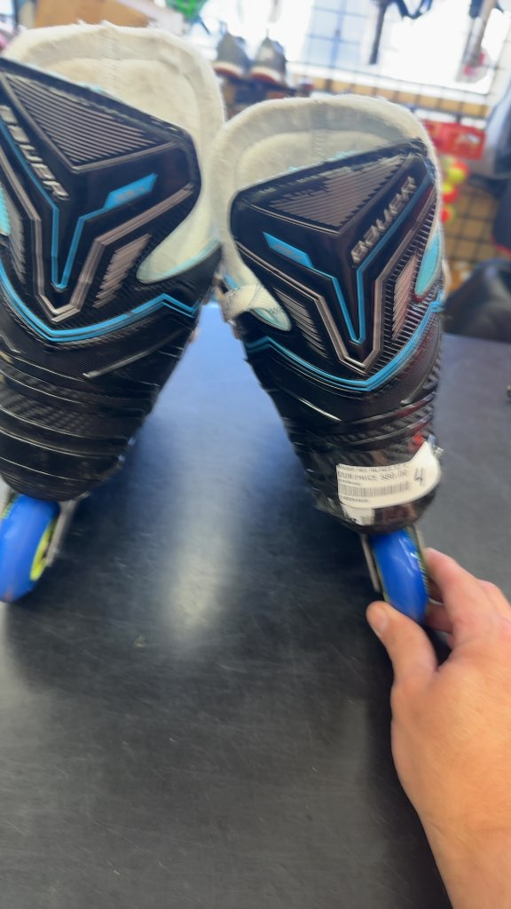 Bauer RSX Junior Inline Hockey Skates - Size 4
