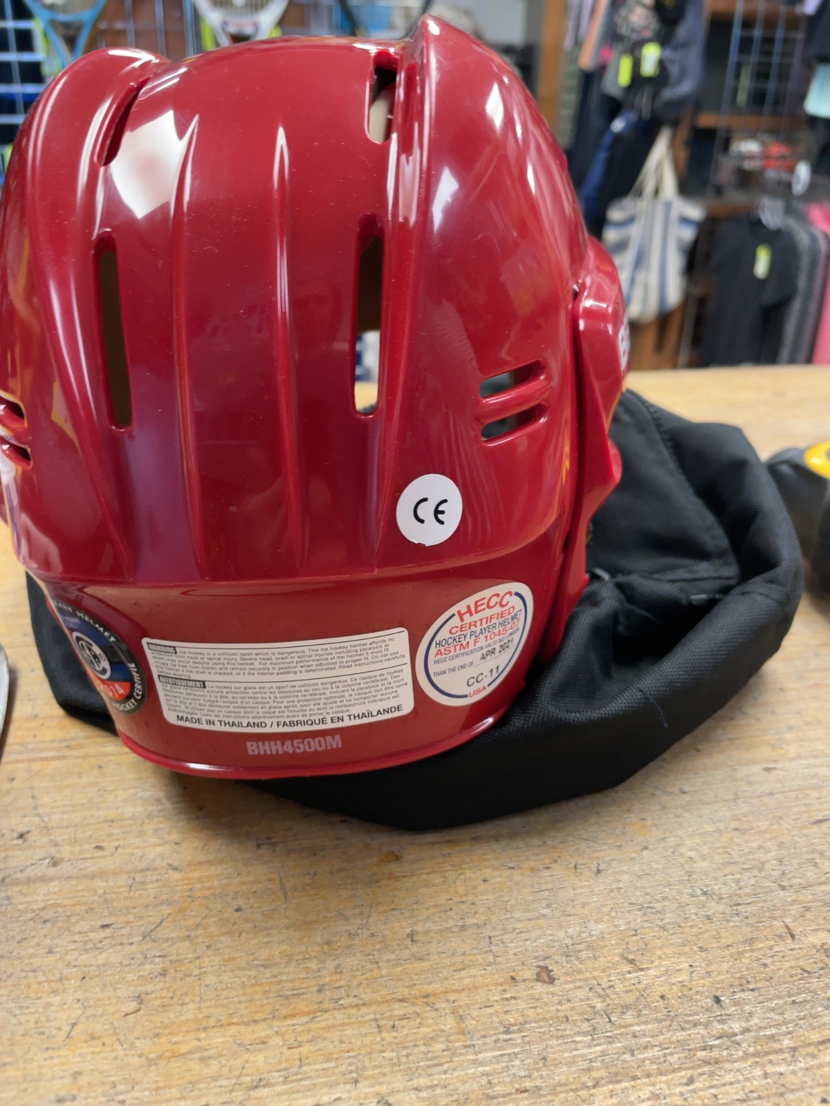 Bauer Skating Helmet - Red (56-59 cm)