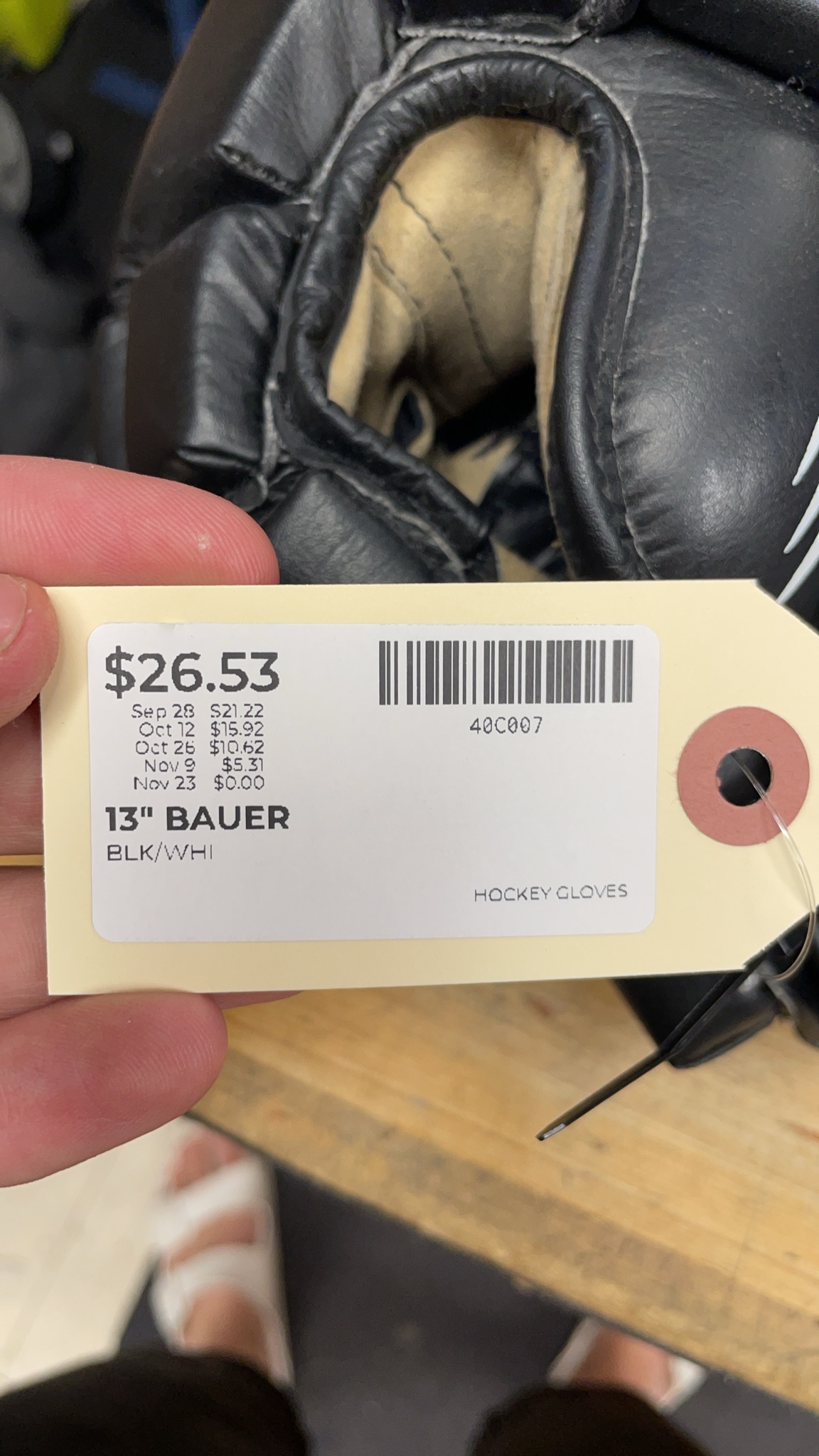 Bauer Supreme 1000 13" Hockey Gloves