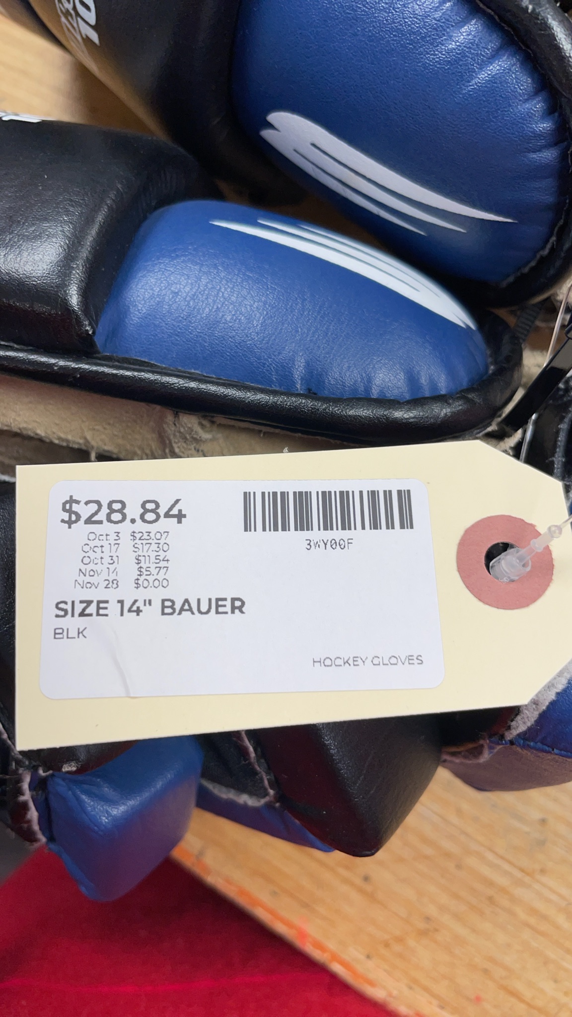 Bauer Supreme 1000 14" Hockey Gloves