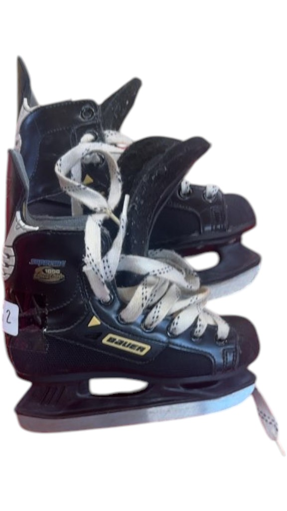 Bauer Supreme 1000 Hockey Skates Used Size 2 - image 1