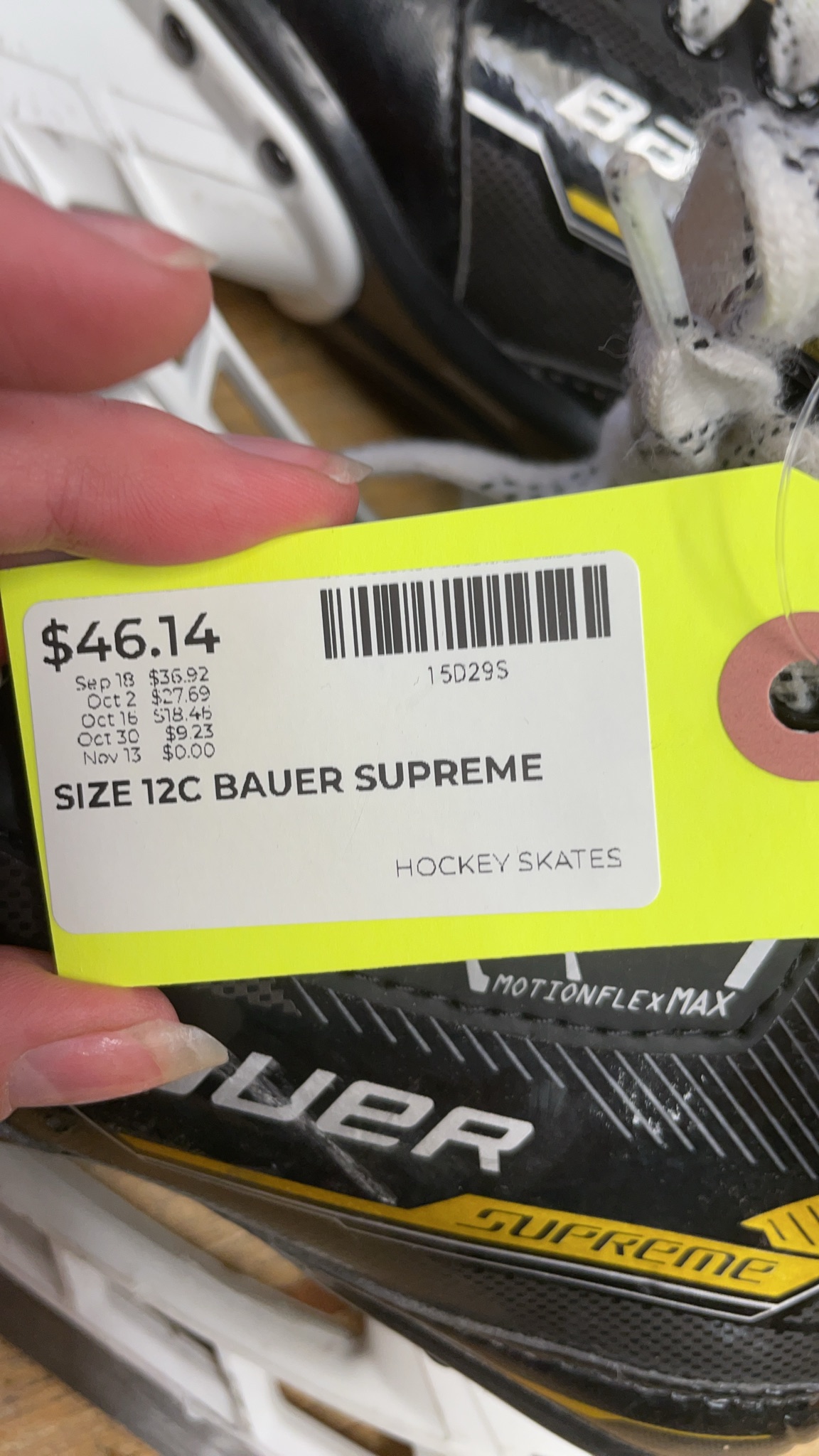 Bauer Supreme 12C Hockey Skates