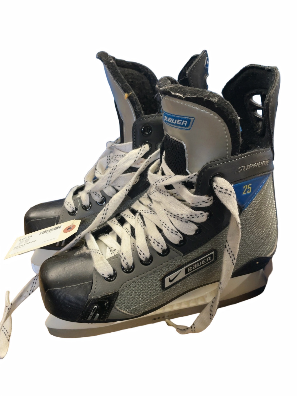 Bauer Supreme 25 Size 4.5 Hockey Skates - image 1
