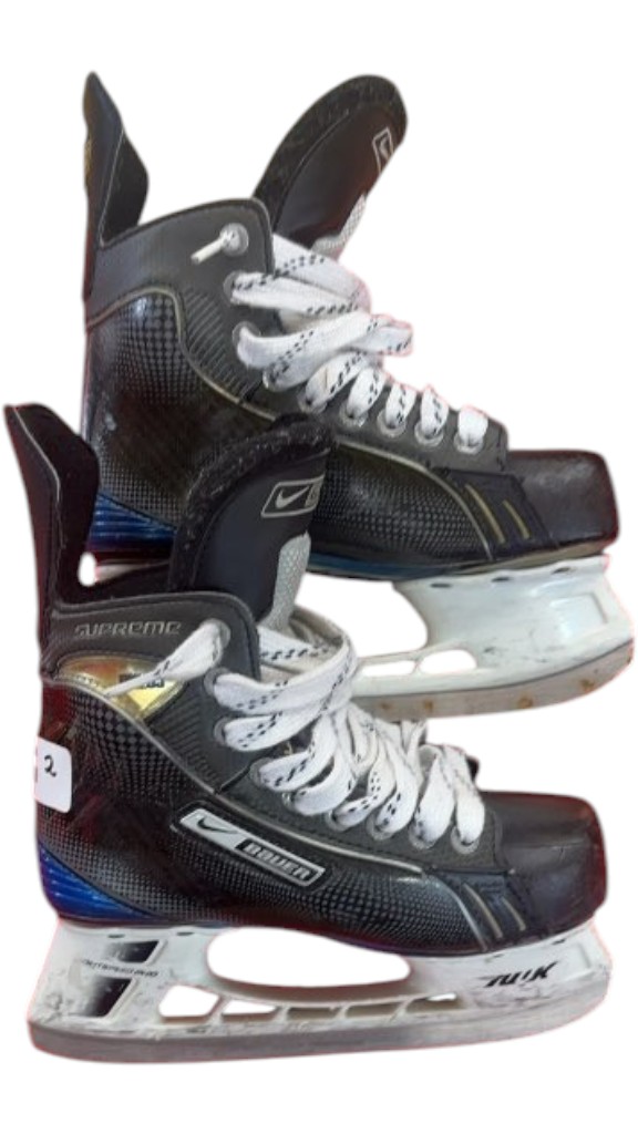 Bauer Supreme Nike Ice Hockey Skates Used Size 2 - image 1