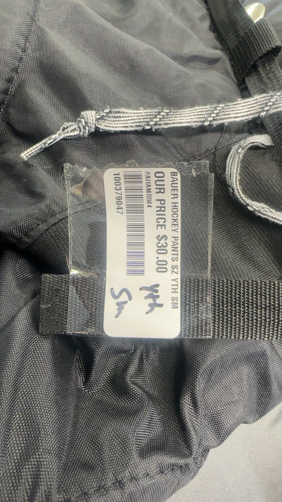 Bauer Supreme S170 Youth Hockey Pants Black Youth Small