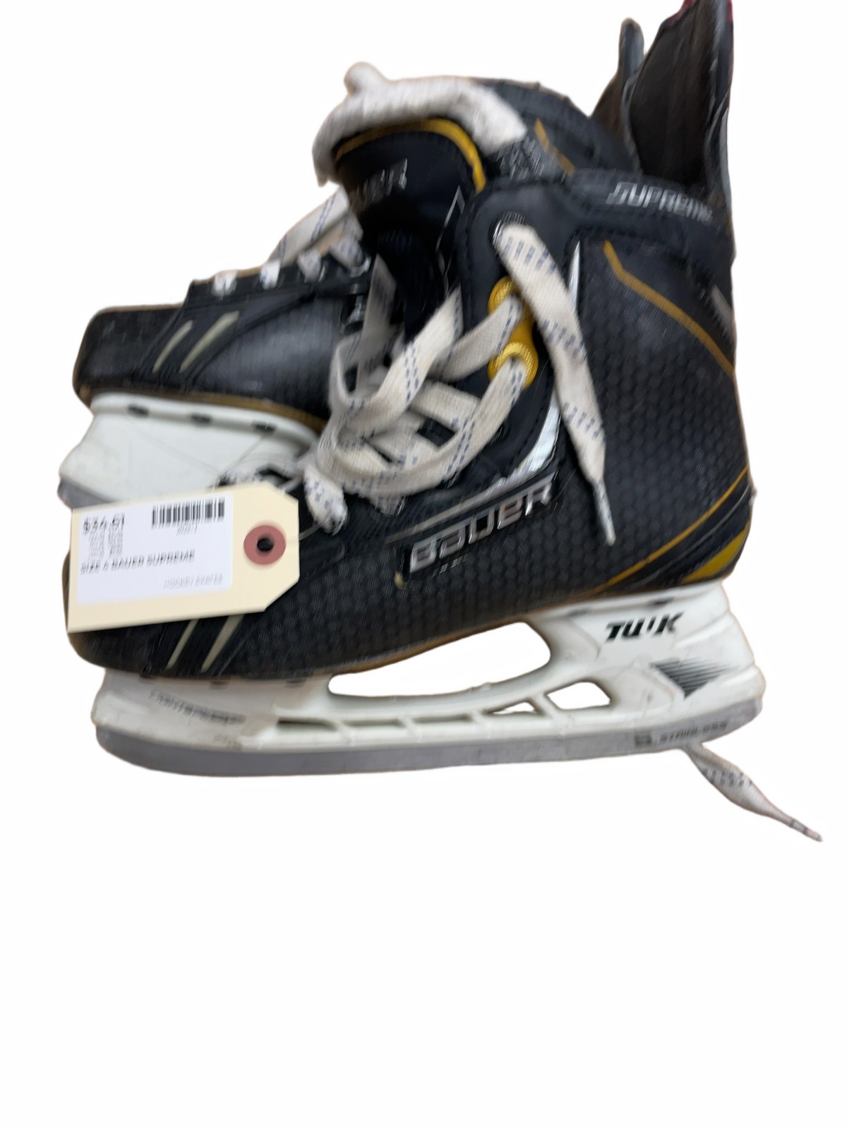 Bauer Supreme Size 4 Hockey Skates - image 1