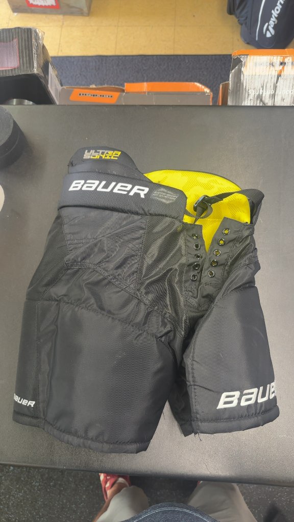 Bauer Supreme UltraSonic Hockey Pants Youth Medium Black