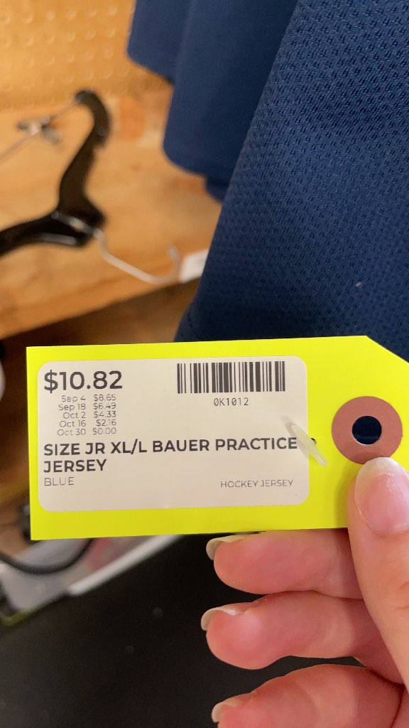 Bauer Vancouver Thunderbirds Junior Practice Jersey