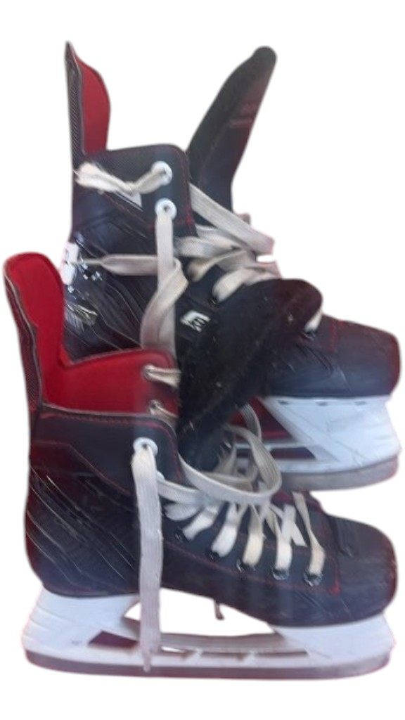 Bauer Vapor Hockey Skates Used Size 2 Black/Red - image 1