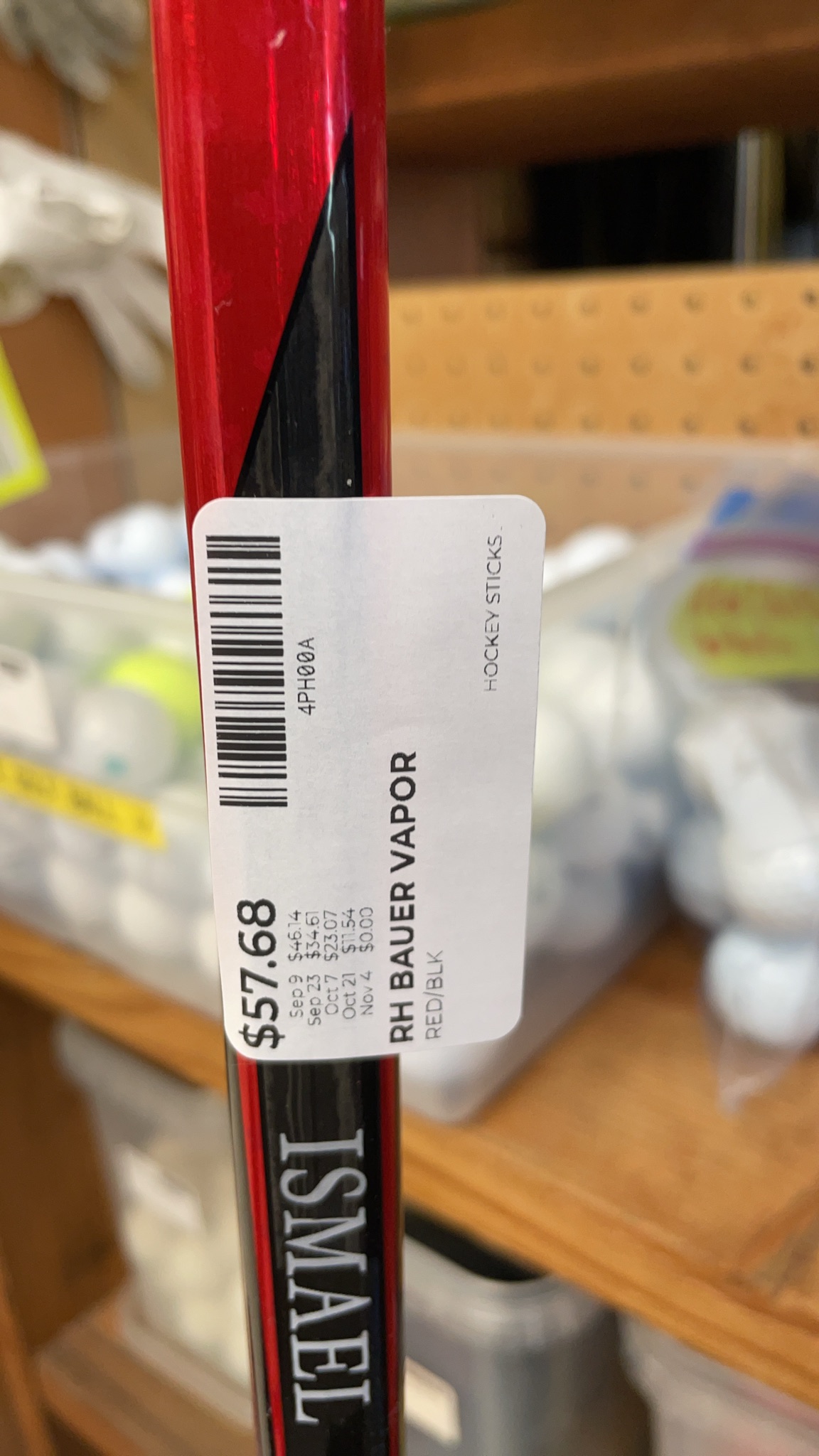 Bauer Vapor Hyperlite 2 Right Hand Hockey Stick