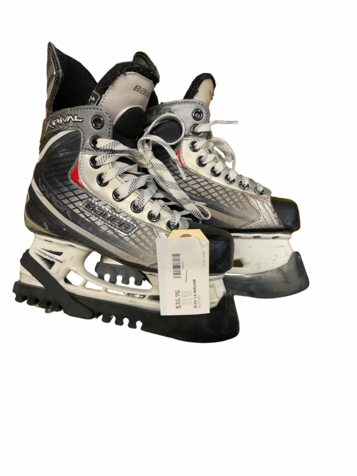 Bauer Vapor Rival Size 1.5 Hockey Skates