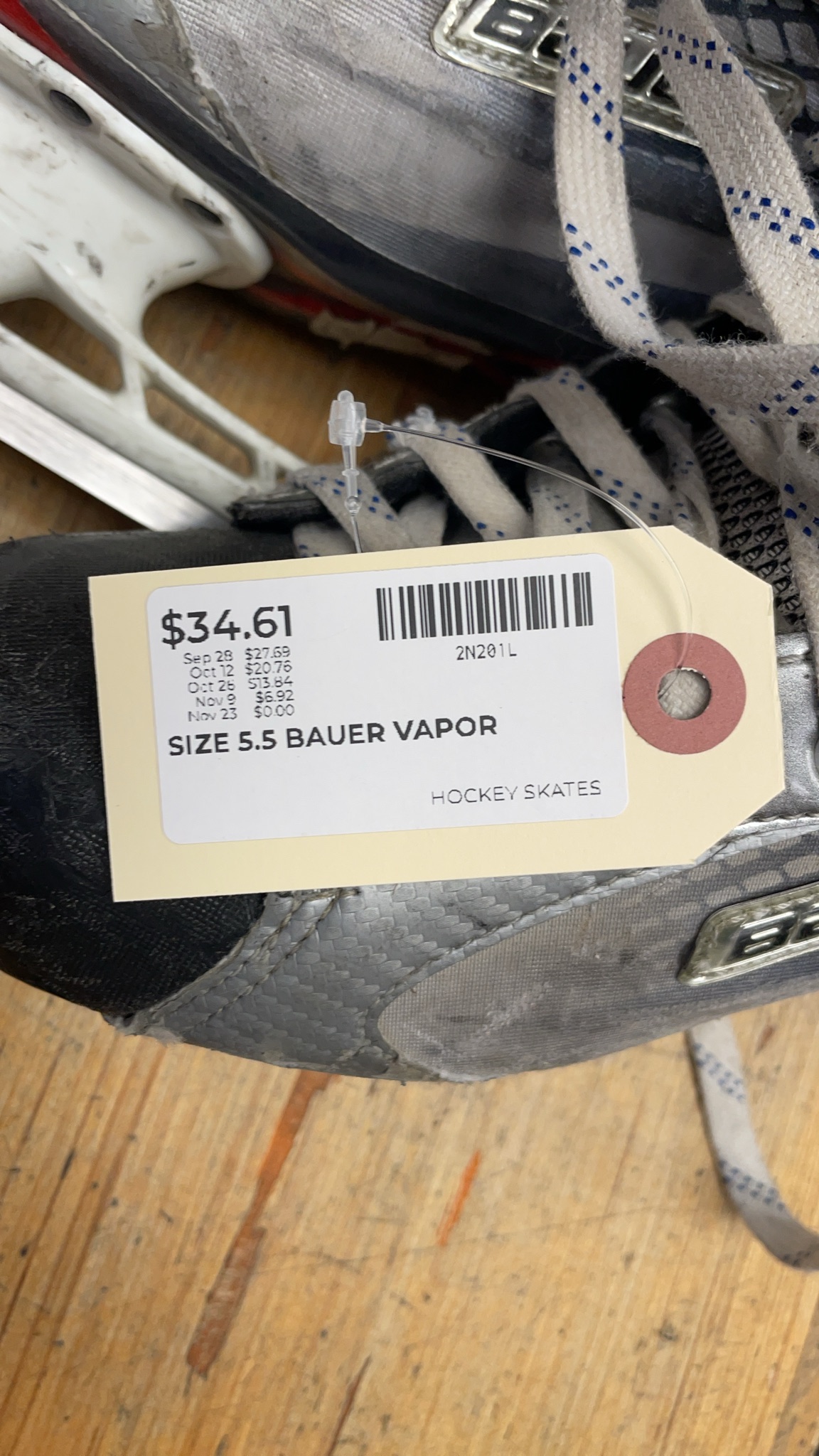 Bauer Vapor X:20 Size 5.5 D Hockey Skates