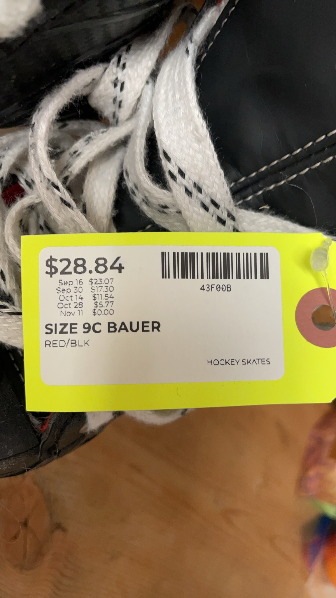 Bauer Vapor X300 9C Hockey Skates