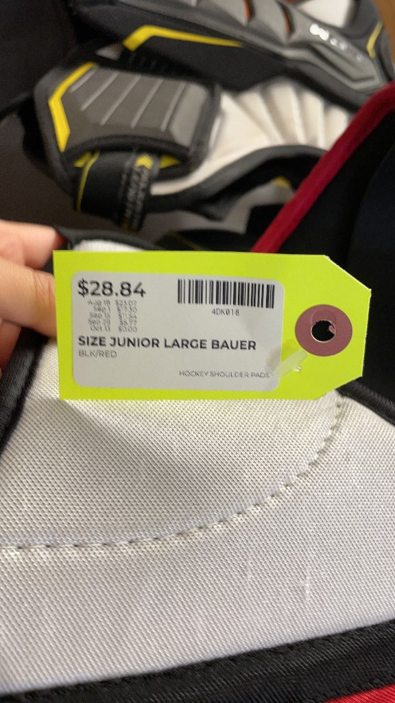 Bauer Vapor X5.0 Junior Hockey Shoulder Pads