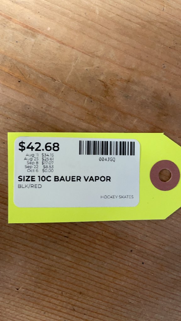 Bauer Vapor X500 Hockey Skates Size 10C