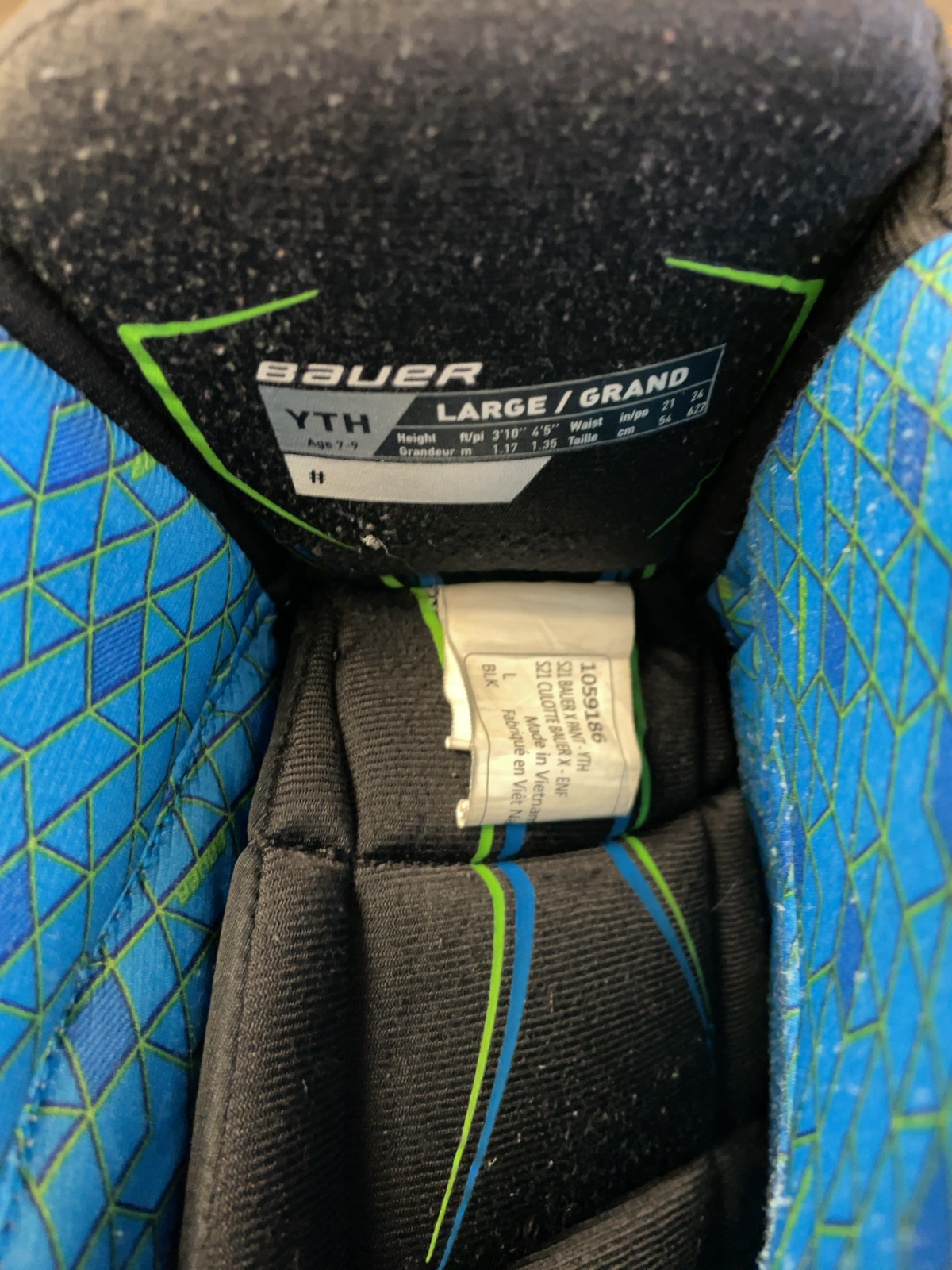 Bauer X Youth Large Hockey Pants