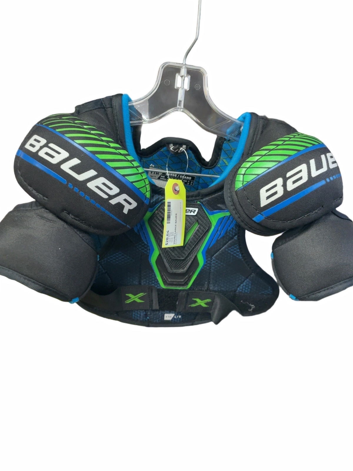 Bauer X Youth Large Hockey Shoulder Pads - image 1
