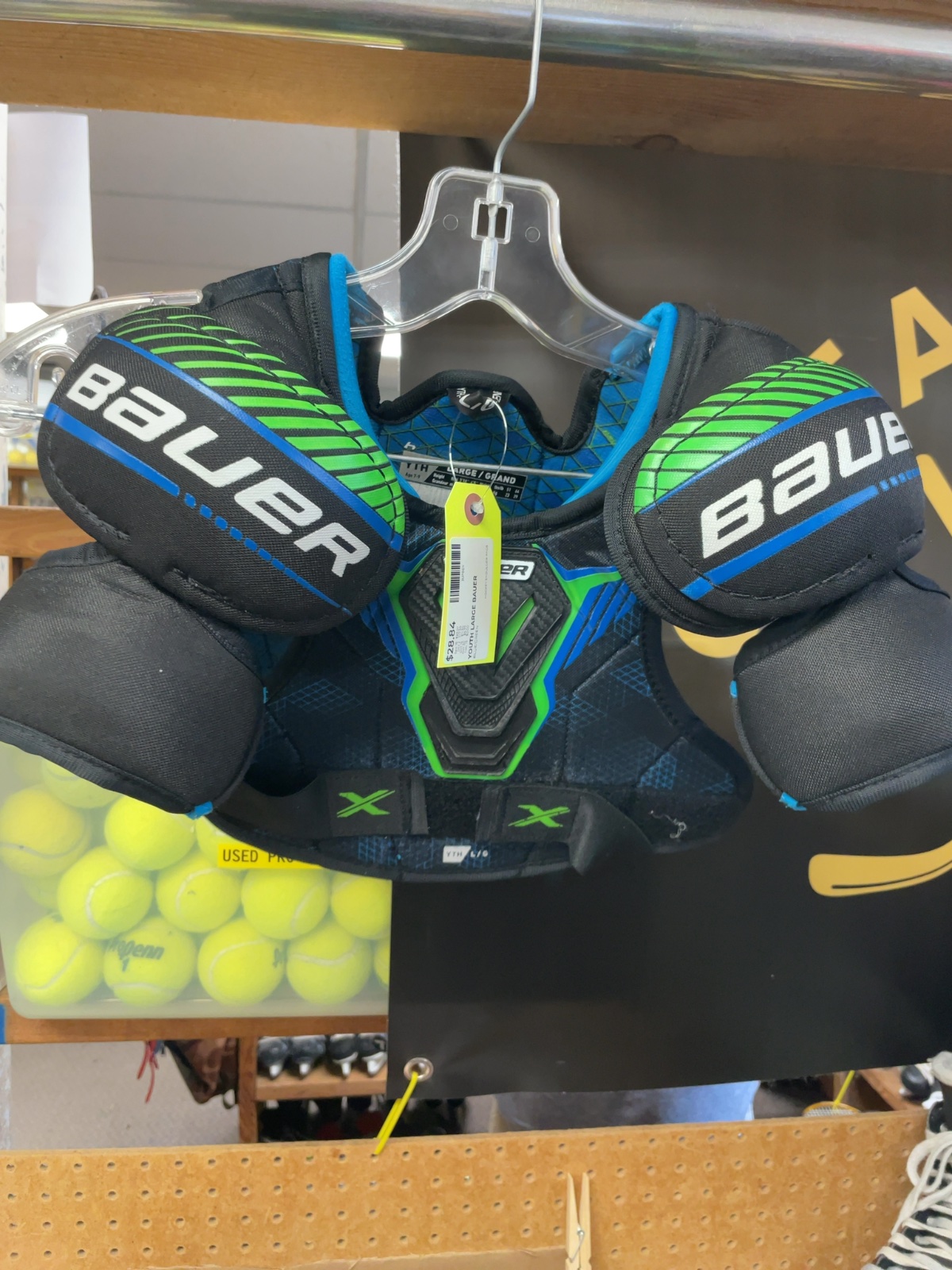 Bauer X Youth Large Hockey Shoulder Pads