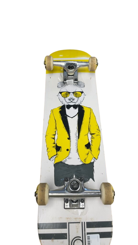 Bear Skateboard with Panda Graphic
