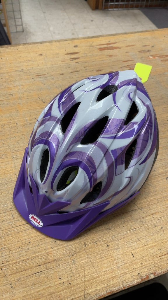 Bell Cycling Helmet - Purple/White - 52-56 cm