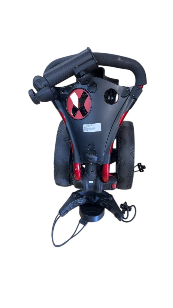 Big Max IQ 3-Wheel Foldable Golf Push Cart Red/Black Good Condition - image 1
